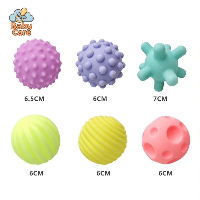 Lot de 6 Balles Sensorielles Texturées
