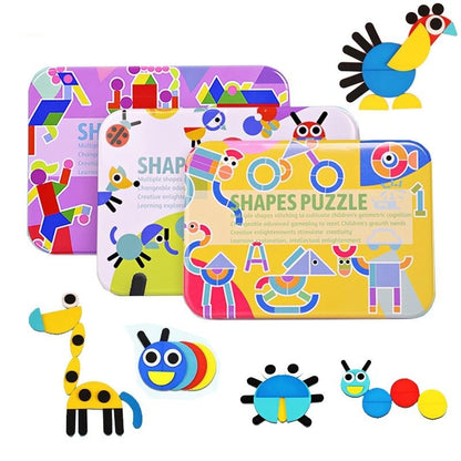 Coffret Puzzle Montessori avec Cartes