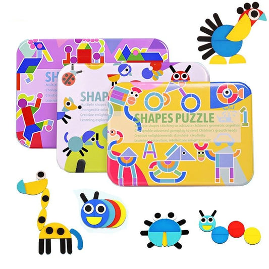 Coffret Puzzle Montessori avec Cartes