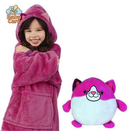 DoudouPops - Le doudou et sweat à capuche 2-en-1