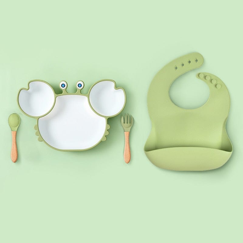 Assiette Silicone Bébé Crabe | Bébé Filou