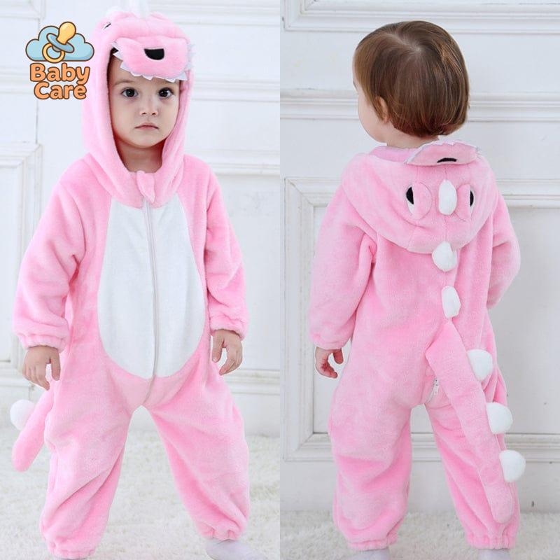 Déguisement Dinosaure Grenouillère Bébé Polaire Hiver