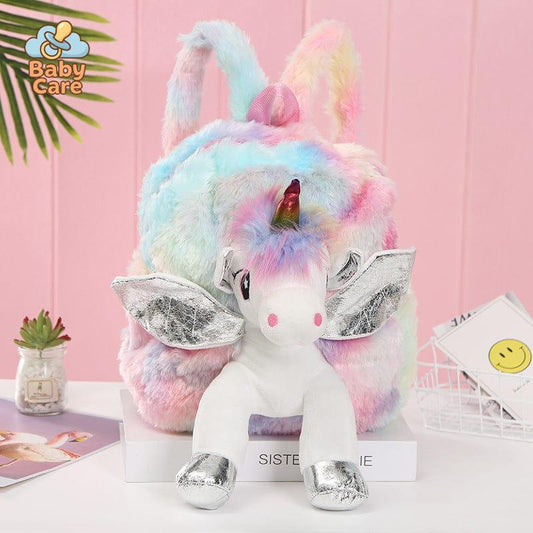Cartable licorne peluche féérique