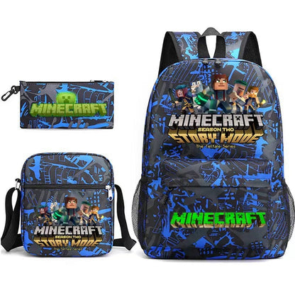 Cartable Minecraft Coloré Haute Qualité