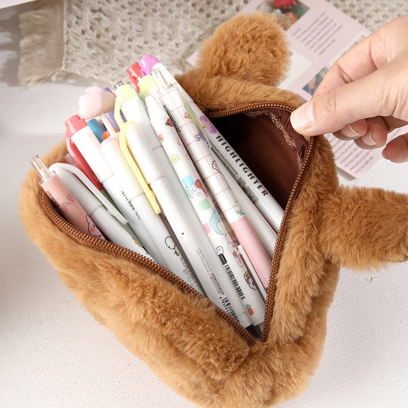 Trousse kawaii capybara en peluche