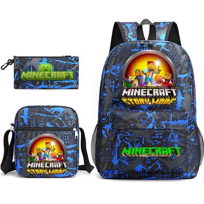 Cartable Minecraft Coloré Haute Qualité