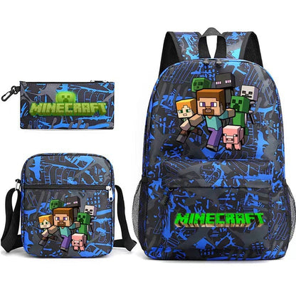 Cartable Minecraft Coloré Haute Qualité