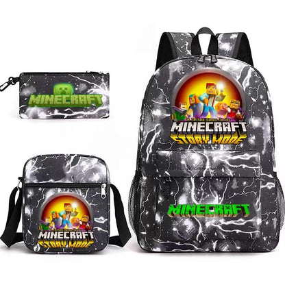 Cartable Minecraft Coloré Haute Qualité