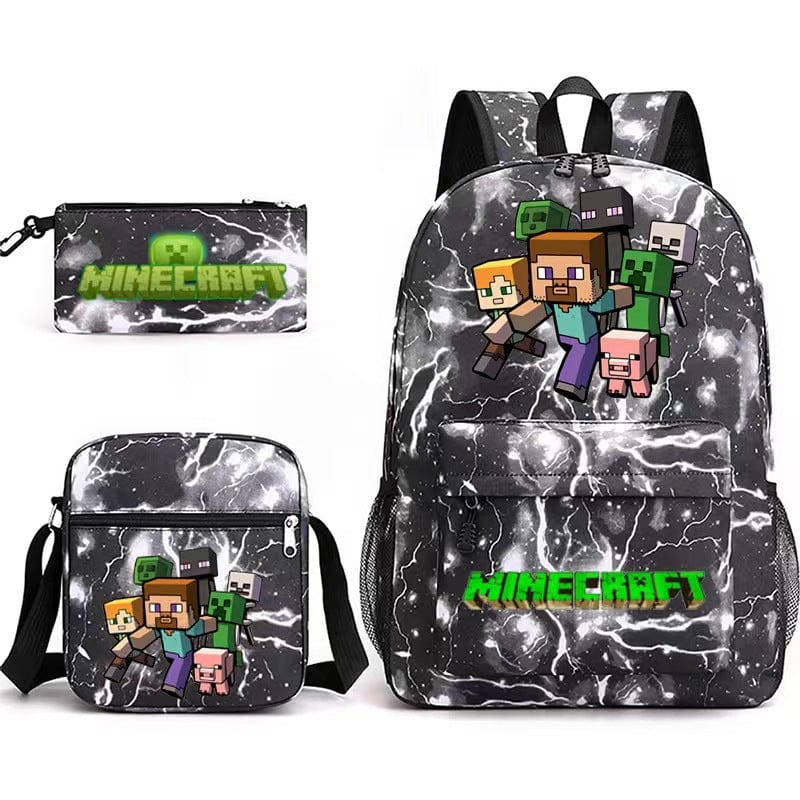 Cartable Minecraft Coloré Haute Qualité