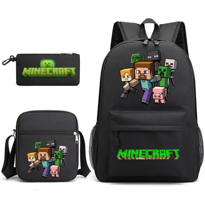 Cartable Minecraft Coloré Haute Qualité