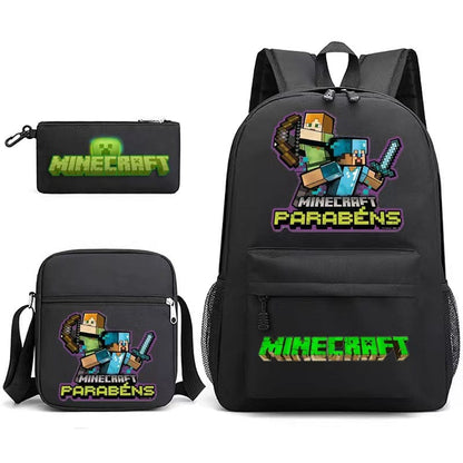 Cartable Minecraft Coloré Haute Qualité