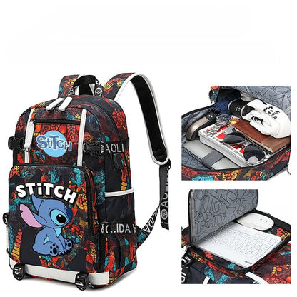 Cartable Stitch Renforcé Design Original