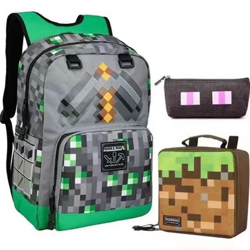 Cartable Minecraft Grande Capacité