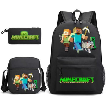 Cartable Minecraft Coloré Haute Qualité