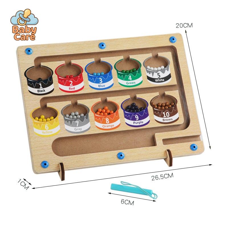 MaxiMath - Jeu de labyrinthe magnétique Montessori