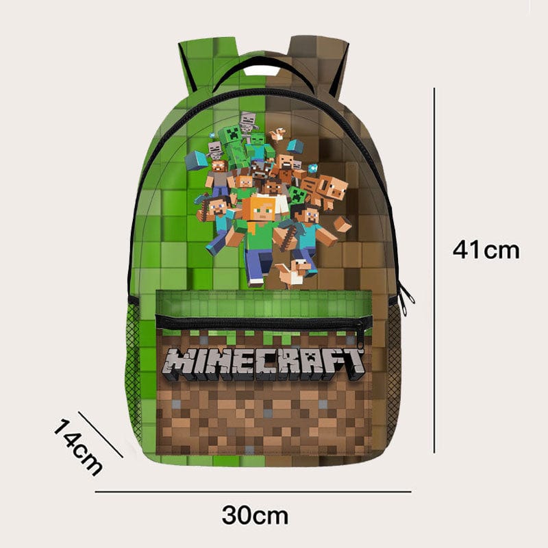 Cartable Minecraft Imprimé Intégral