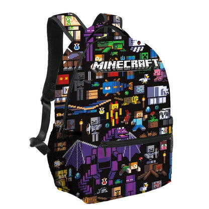 Cartable Minecraft Design Imprimé Jeu Vidéo