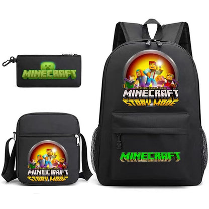 Cartable Minecraft Coloré Haute Qualité