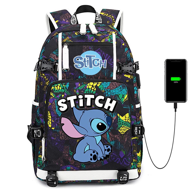 Cartable Stitch Renforcé Design Original