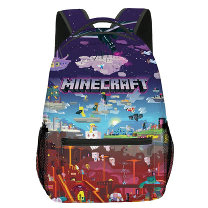 Cartable Minecraft Design Imprimé Jeu Vidéo