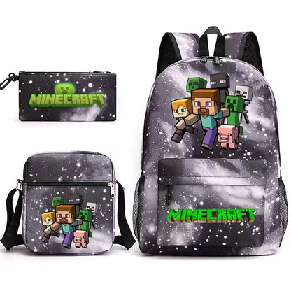 Cartable Minecraft Coloré Haute Qualité