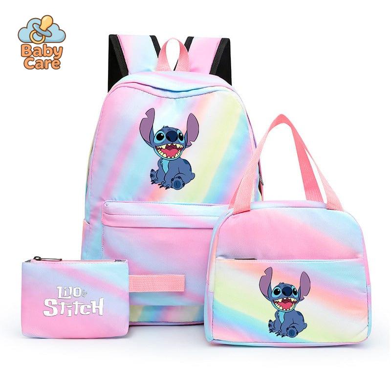 Cartable Stitch Coloré avec Boite à Lunch et Trousse - photo 18