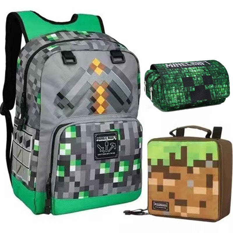 Cartable Minecraft Grande Capacité