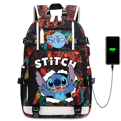 Cartable Stitch Renforcé Design Original