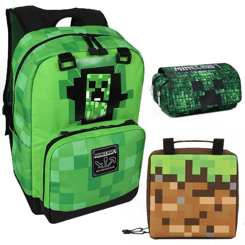 Cartable Minecraft Grande Capacité