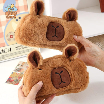 Trousse kawaii capybara en peluche