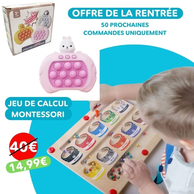 KiddyPops™ : Jeu de réflexes éducatif