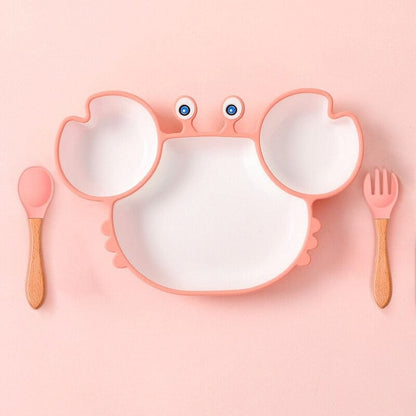 Assiette Silicone Bébé Crabe | Bébé Filou