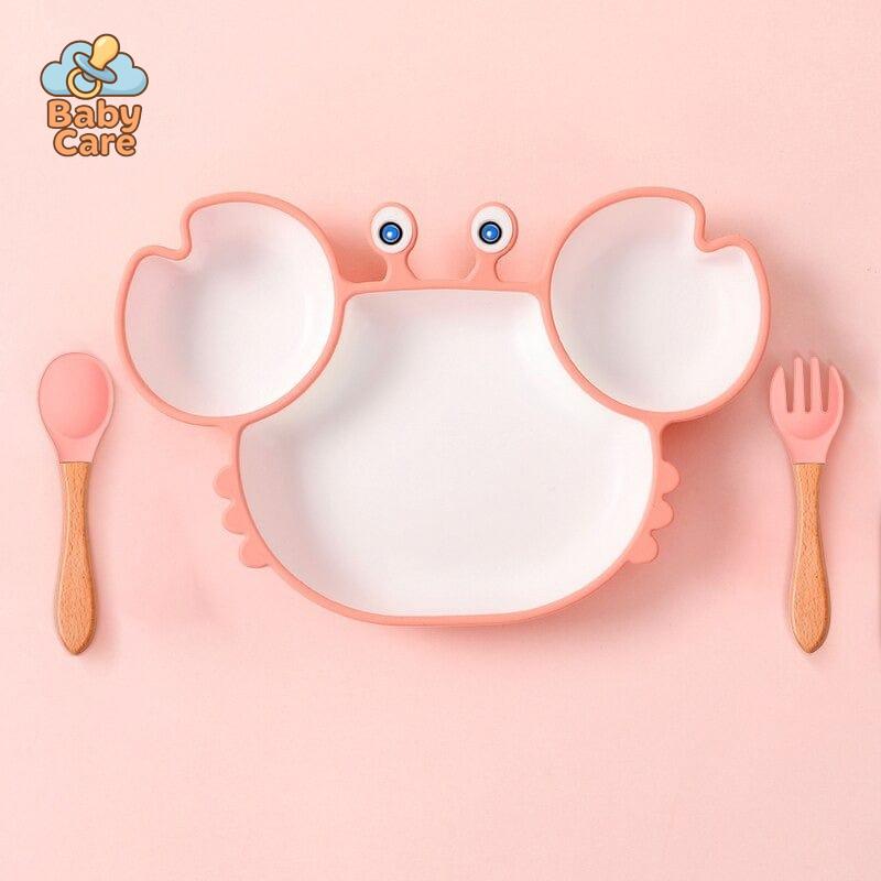 Assiette Silicone Bébé Crabe | Baby Care
