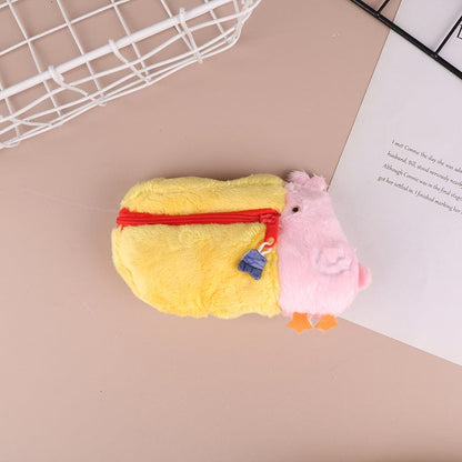 Trousse kawaii pelican en peluche