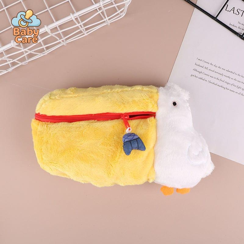 Trousse kawaii pelican en peluche