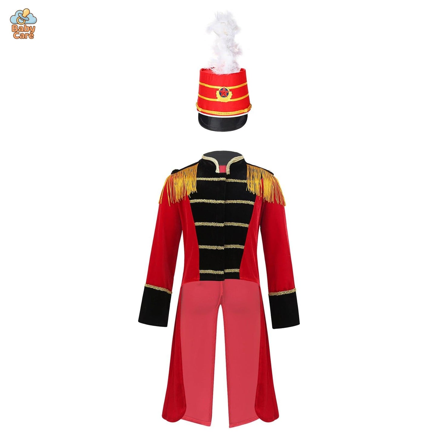 Déguisement de magicien de Cirque garçon Rouge