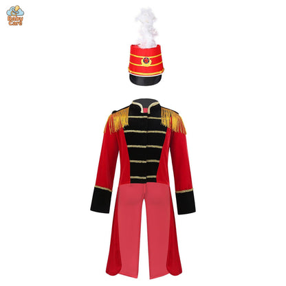 Déguisement de magicien de Cirque garçon Rouge