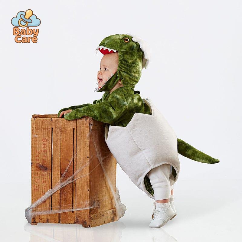 Déguisement Dinosaure Bébé avec Bonnet Vert