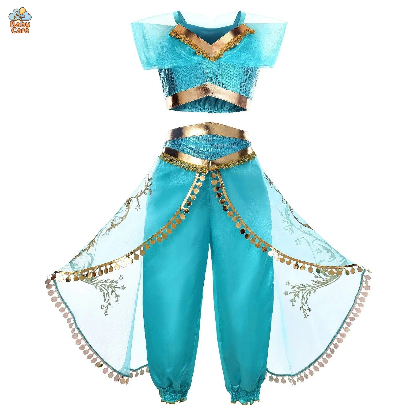 Déguisement Princesse Jasmine Fille Luxe