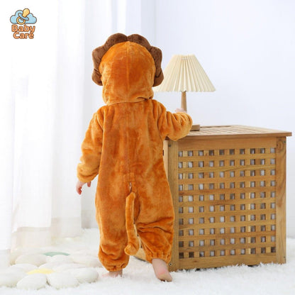 Déguisement Lion Bébé à Capuche Douce