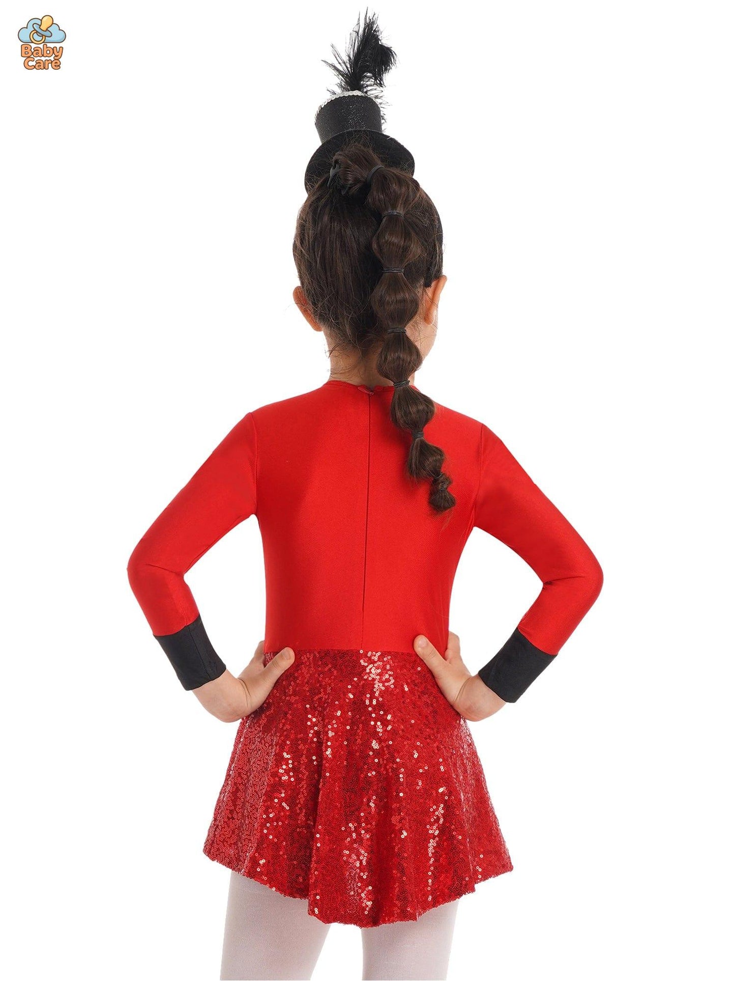 Déguisement de magicien Fille avec Paillettes Élégantes