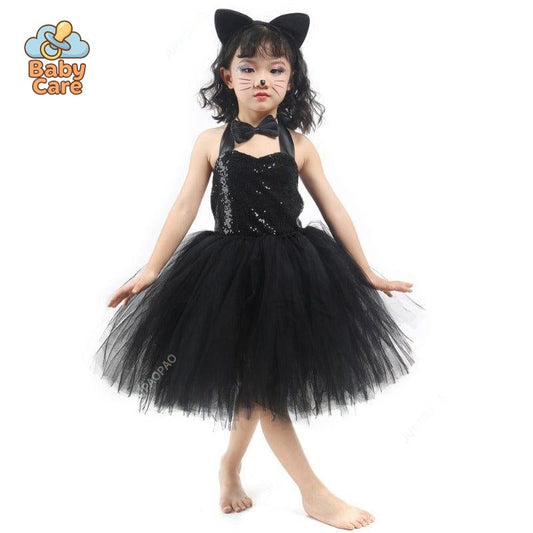 Déguisement Chat Noir Enfant avec Accessoires