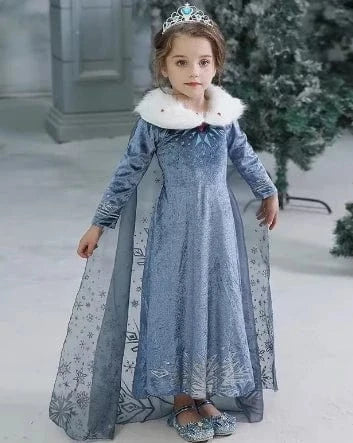 Déguisement Princesse Robe Elsa Anna Fille