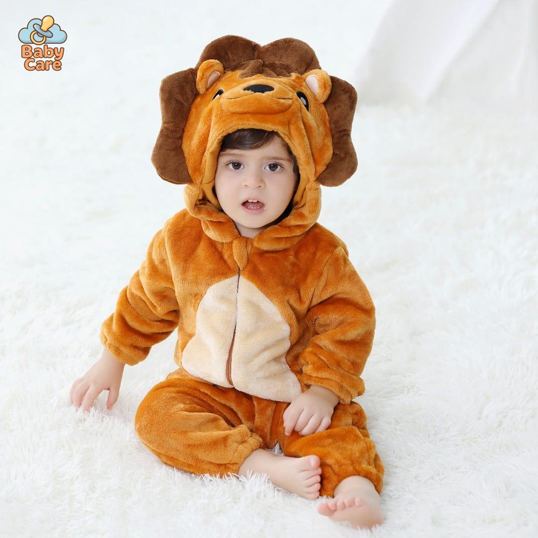 Déguisement Lion Bébé à Capuche Douce