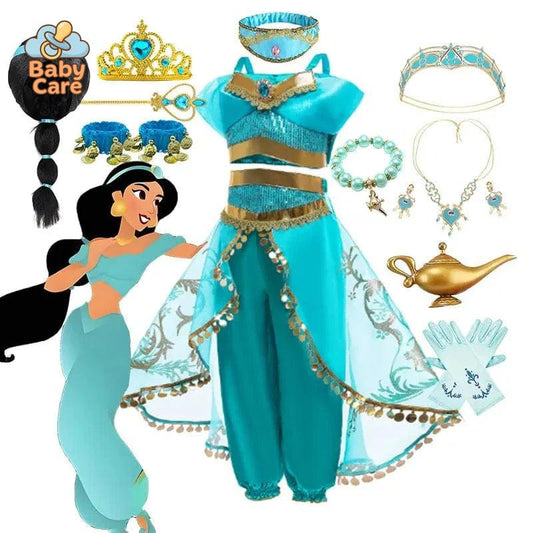 Déguisement Princesse Jasmine Fille Luxe