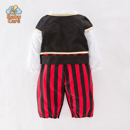 Déguisement carnaval pirate bébé 4 pièces