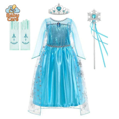 Déguisement Princesse Elsa Enfant Déguisement Bleu