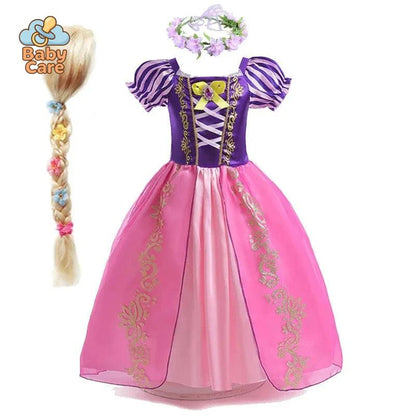 Déguisement Princesse Enfant Raiponce Costume Violet