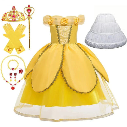 Déguisement Princesse Belle Enfant avec Accessoires