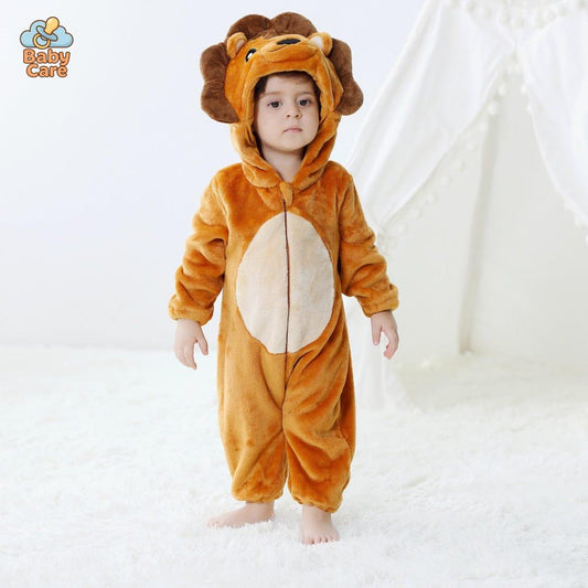Déguisement Lion Bébé à Capuche Douce